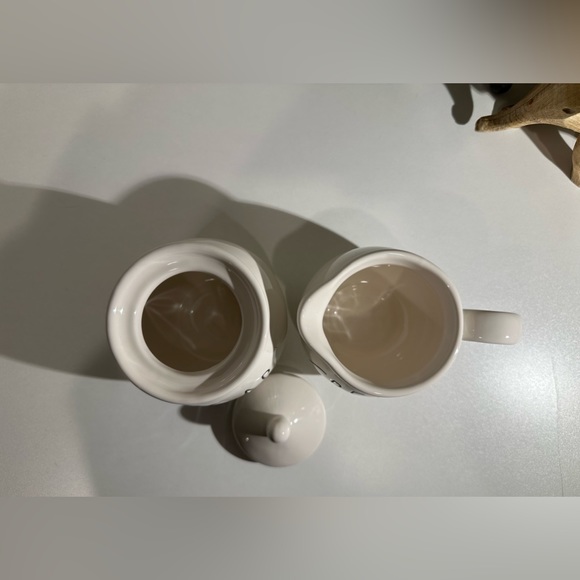 Rae Dunn Magenta Ceramic Cream & Sugar Set - Picture 4 of 9